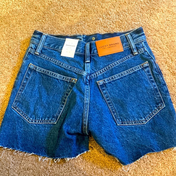 These are high quality Lucky Brand high denim shorts brand new never been worn. - Picture 2 of 3